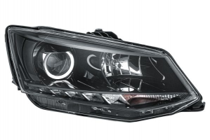 FARO DCH CON REGULACION ELECTRICA CON MOTOR INTERIOR NEGRO (H7/H7)*SKODA FABIA III 2014/08- (HELLA)