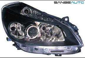 RENAULT CLIO 05-*FARO DCH CON REGULACION ELECTRICA (INTERIOR NEGRO)D2S/H7/H7