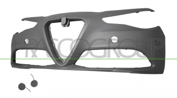 ALFA GIULIA 2016.03-*PARAGOLPES DELANTERO PARA PINTAR CON 2 AGUJEROS PARA SENSOR