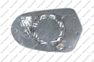 CRISTAL+SOPORTE IZQUIERDO-CONVEXO-CALEFACTADO-CROMADO