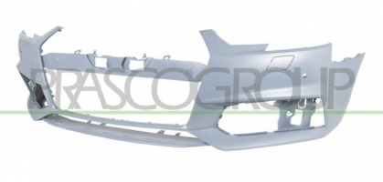 PARAGOLPES DELANTERO IMPRIMADO CON TAPAGANCHO - CON AGUJEROS SENSOR APARCAMIENTO Y LAVAFAROS MOD. S-LINE