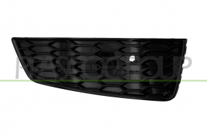 REJILLA DERECHA SUPERIOR PARAGOLPES DELANTERO NEGRA-BRILLANTE- MOD S-LINE 10/16 - 07/18