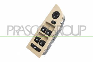 INTERRUPTOR ELEVALUNAS BEIGE-4 INTERRUPTORES-ELEVALUNAS PUERTA DELANTERA IZQUIERDA-SIN FUNCION RETROVISOR ABATIBLE ELECTRICAMENTE-18 PINES