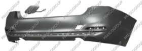 PARAGOLPES TRASERO-IMPRIMADO-CON TAPAGANCHO-WITH MOLDING HOLES--CON ESCAPE A DERECHA/IZQUIERDA MOD. 4 PUERTAS LUXURY/SPORTLINE