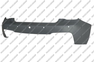 PARAGOLPES TRASERO-IMPRIMADO CON AGUJEROS SENSORES+SOPORTES-CON CON AGUJERO CAMARA  M-TECH