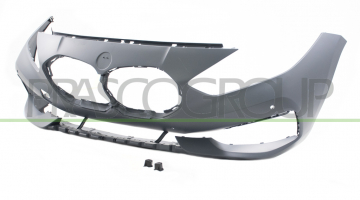 PARAGOLPES DELANTERO-IMPRIMADO-CON AGUJEROS SENSORES APARCAMIENTO+SOPORTES