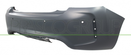 PARAGOLPES TRASERO-IMPRIMADO-CON AGUJEROS SENSORES APARCAMIENTO+SOPORTES MOD. M2