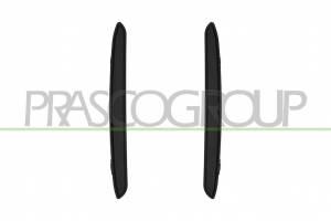 KIT MOLDURAS PARAGOLPES TRASERO-NEGRO-GRANULADO-(DERECHA+IZQUIERDA)