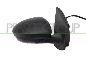 RETROVISOR DERECHO-ELECTRICO-NEGRO-TERMICO-CON SONDA-CONVEXO-7 PINES