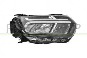 FARO DCH H1-CON REGULACION ELECTRICA-SIN MOTOR-CON LUZ BORDE CROMADO-LED