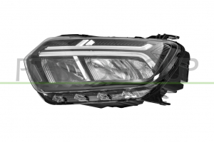 FARO IZQ H1-CON REGULACION ELECTRICA-SIN MOTOR-CON LUZ BORDE CROMADO-LED