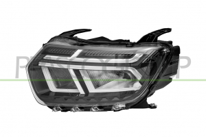 FARO IZQ H1-CON REGULACION ELECTRICA-SIN MOTOR-CON LUZ BORDE BLANCO-LED MOD. 23 >