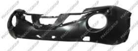 PARAGOLPES DELANTERO NEGRO-LISO A IMPRIMAR-CON AGUJEROS CERCO ALETA