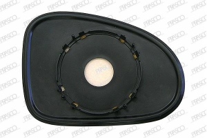 CRISTAL+SOPORTE IZQUIERDO-CONVEXO-CROMADO