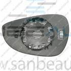 CRISTAL + SOPORTE DCH ASFERICO CROMADO CALEFACTADO FIESTA 13>