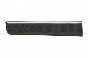 MOLDURA PUERTA DELANTERA IZQUIERDA NEGRA CON PERFIL CROMADO