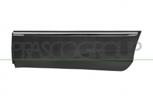 MOLDURA PUERTA TRASERA IZQUIERDA NEGRA CON PERFIL CROMADO