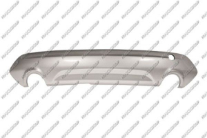 SPOILER PARAGOLPES TRASERO-GRISO/PLATA-CON ESCAPE DOBLE