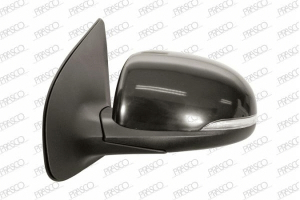 ESPEJO IZQUIERDO ELECTRICO NEGRO CON PILOTO CONVEXO/CROMADO