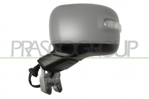 RETROVISOR IZQUIERDO-ELECTRICO-TERMICO-IMPRIMADO CON PILOTO-ASFERICO/CROMADO