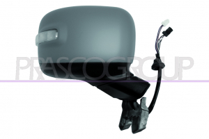 RETROVISOR DCH ELECTRICO TERMICO IMPRIMADO CON PILOTO ABATIBLE ELECTRICAMENTE-CON SENSOR-CON ASISTENTE ANGULO MUERTO-CONVEXO/CROMADO-11P