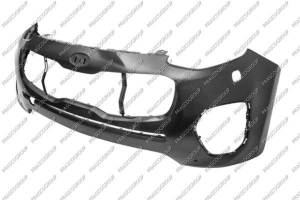 PARAGOLPES DELANTERO NEGRO-LISO A IMPRIMAR-CON AGUJEROS SENSORES DE APARCAMIENTO Y LAVAFAROS
