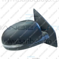RETROVISOR DCH ELECTRICO NEGRO CON PILOTO CONVEXO CROMADO PICANTO 11