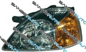 OPTICA IZQ. H4 ELECTRICA/C/MOTOR-PILO.AMBAR