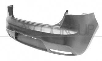 PARAGOLPES TRASERO COMPLETO-NEGRO