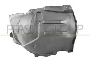 PLASTICO PASE RUEDA DELANTERO IZQUIERDO-PARTE DELANTERA