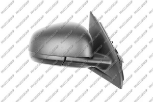 RETROVISOR DERECHO-MANUAL-NEGRO-CON SONDA-CONVEXO/CROMADO