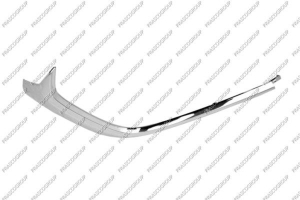 MOLDURA DERECHA PARAGOLPES DELANTERO-CROMADA