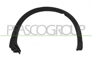 CERCO ALETA TRASERO IZQUIERDO NEGRO GRANULADO CON CLIPS