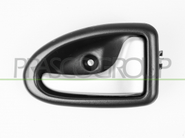 MANECILLA INTERIOR DELANTERA DERECHA  CON PALANCA PLATA/ OSCURA-ESCUDO NEGRO