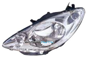 OPTICA .IZDA H4 REGULACION ELECTRICA.CON MOTOR CROMADA 1007 05>