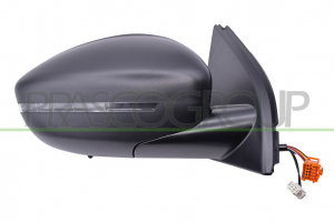 RETROVISOR DERECHO-ELECTRICO-NEGRO-TERMICO-CON PILOTO-CON SENSOR-CONVEXO