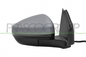 RETROVISOR DERECHO ELECTRICO IMPRIMADO TERMICO ABATIBLE CON PILOTO CON MEMORIA CON SONDA CON LUZ CORTESIA CON SENSOR ANGULO MUERTO CONVEXO 18 PINES