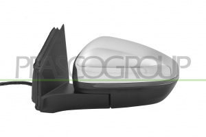 RETROVISOR IZQUIERDO ELECTRICO CROMADO TERMICO ABATIBLE CON PILOTO CON MEMORIA CON LUZ CORTESIA CON SENSOR ANGULO MUERTO CONVEXO 16 PINES