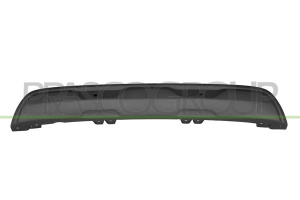 SPOILER PARAGOLPES TRASERO-NEGRO/GRANULADO-CON AGUJEROS SENSORES DE APARCAMIENTO+SOPORTES