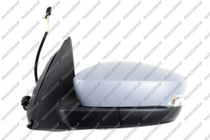 RETROVISOR IZQUIERDO-MANUAL-IMPRIMADO-CON PILOTO-CONVEXO/CROMADO