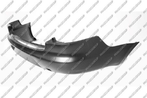 PARAGOLPES TRASERO NEGRO-LISO A IMPRIMAR