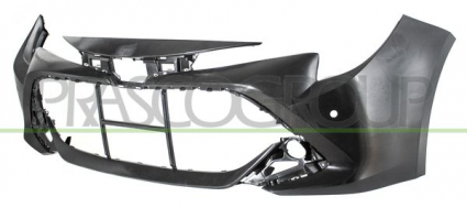 PARAGOLPES DELANTERO NEGRO-LISO A IMPRIMAR-CON 2 AGUJEROS SENSORES DE APARCAMIENTO