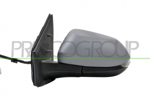 RETROVISOR IZQUIERDO ELECTRICO IMPRIMADO CON PILOTO CONVEXO 5 PINES