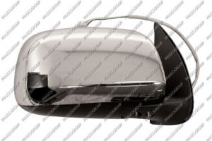 RETROVISOR DERECHO ELECTRICO-NEGRO-CONVEXO/CROMADO CON CARCASA CROMADA