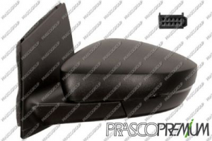 RETROVISOR IZQUIERDO-MANUAL-NEGRO-CON PILOTO-ASFERICO/CROMADO-CONECTOR RECTANGULAR-10H2P MOD. 12/09 >