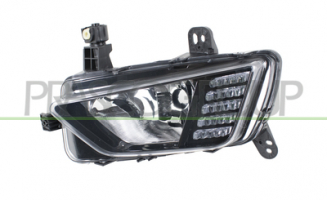 FARO ANTINIEBLA DERECHO CON LUZ DE GIRO-CON LUZ DIURNA-NEGRO