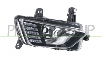 FARO ANTINIEBLA IZQUIERDO CON LUZ DE GIRO-CON LUZ DIURNA-NEGRO