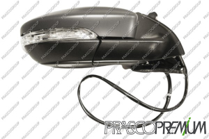 ESPEJO DCHO ELECTRICO TERMICO IMPRIMADO CON PILOTO CON LUZ CORTESIA ABATIBLE ELECTRICAMENTE CON MEMORIA CONVEXO/CROMADO