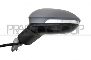 RETROVISOR IZQUIERDO ELECTRICO TERMICO IMPRIMADO CON PILOTO CON LUZ CORTESIA CON MEMORIA CON SENSOR ANGULO MUERTO ASFERICO 14 PINES