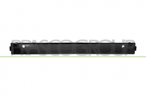 MOLDURA PARAGOLPES DELANTERO CENTRAL CON AGUJERO SENSORES DE APARCAMIENTO+SOPORTE NEGRA BRILLANTE (MODELO R LINE)